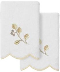 Authentic Hotel and Spa 100% Turkish Cotton WILD BRANCH Scallop Embellished Towel Collection