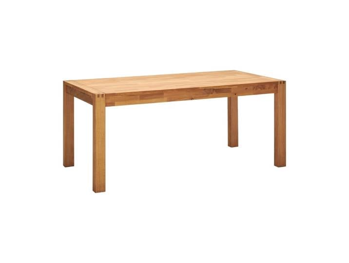 Table repas rectangulaire en bois finition chêne huilé