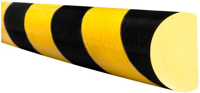 Moravia Protection anti-chocs MORION Cercle protection de surface 32 × 40 × 5000 mm jaune/noir (422.29.052)