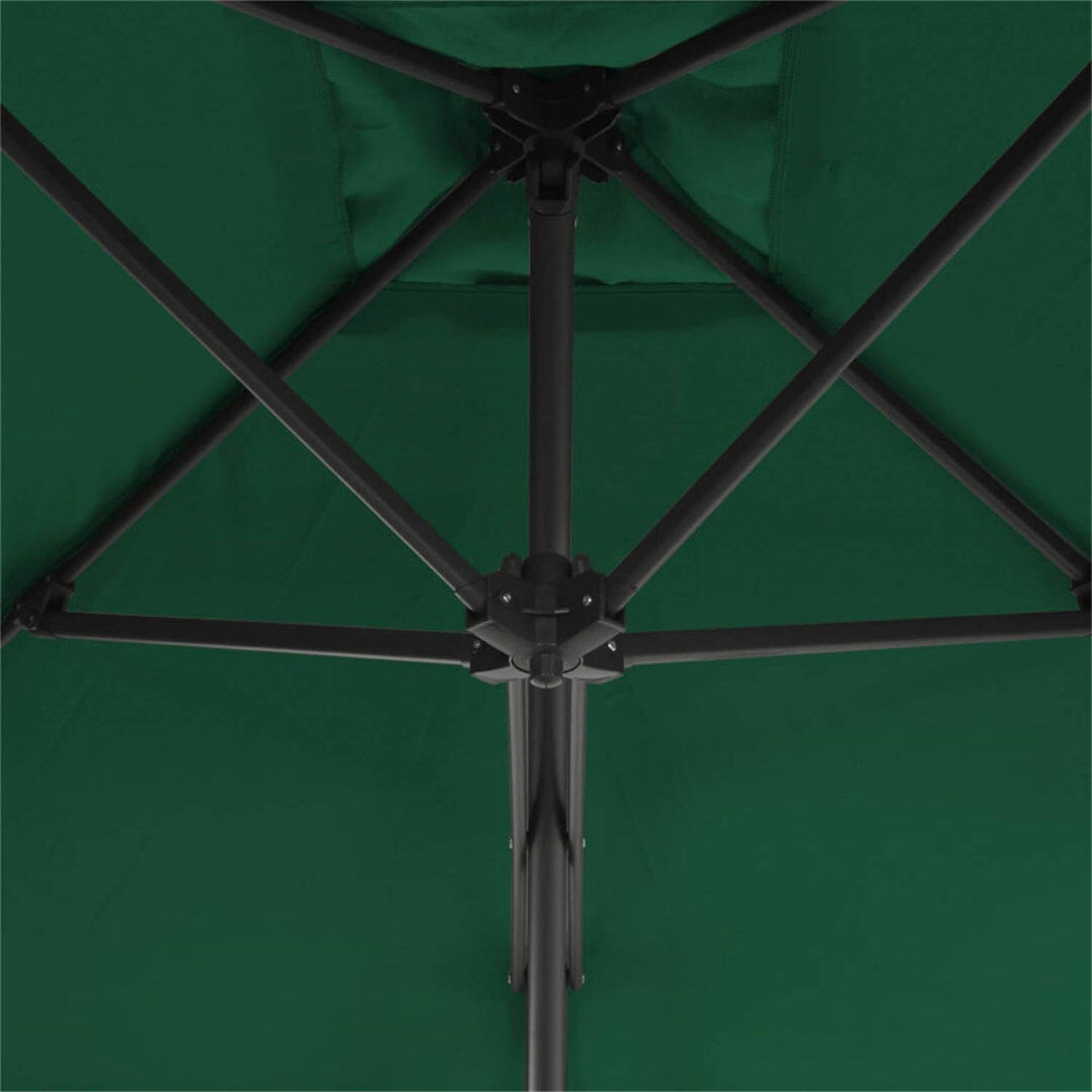 Freeport Park Jad 250cm Cantilever Parasol Green 230cm H X 250cm W X 250cm D