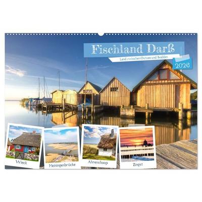 Fischland Darß, Land zwischen Ostsee und Bodden (Wandkalender 2026 DIN A2 quer), CALVENDO Monatskalender