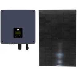 a-TroniX 3kWp PV-Komplettanlage mit Glas Glas Modulen ohne Speicher