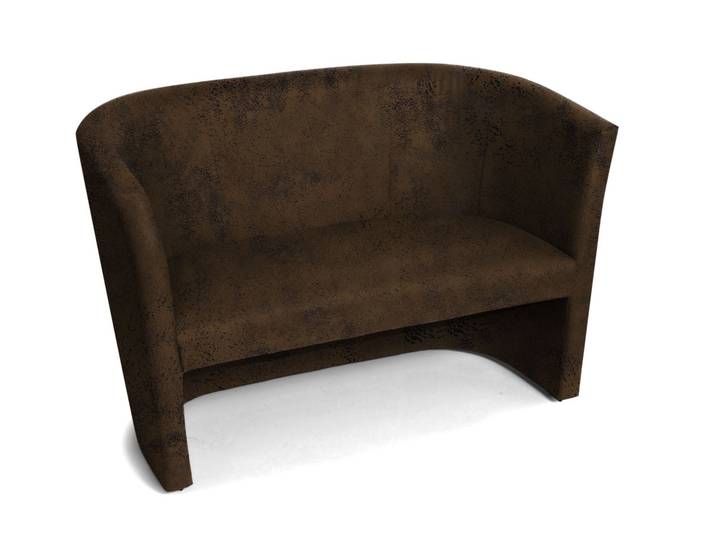 CHARLY Cocktailsofa I DUO Gobi 03 braun, Material Kunstfaser