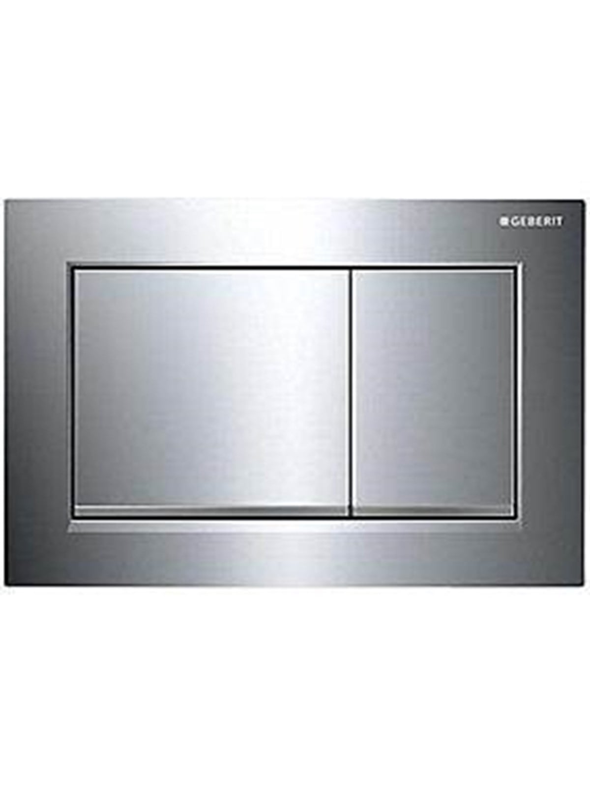 Geberit actuator plate omega30 for dual flush: bright chrome