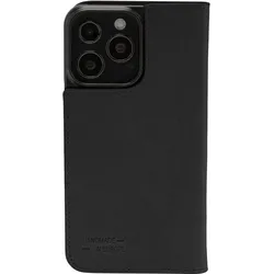 JT Berlin Echtleder BookCase Tegel (Apple iPhone 16 Pro), Smartphone Hülle, Schwarz