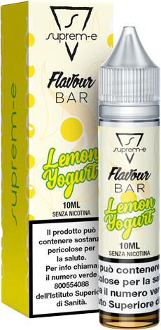 Suprem-e Lemon Yogurt Flavour Bar Liquido Mini Shot Mix 10ml Crema Panna Limone Ghiaccio