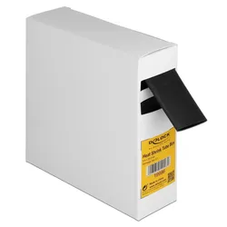 DELOCK Schrumpfschlauch Box mit Innenkleber 5 m x 25,4 mm