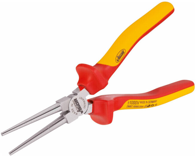 VIGOR Pince ronde VDE V2641 Longueur totale : 160 mm (V2641)