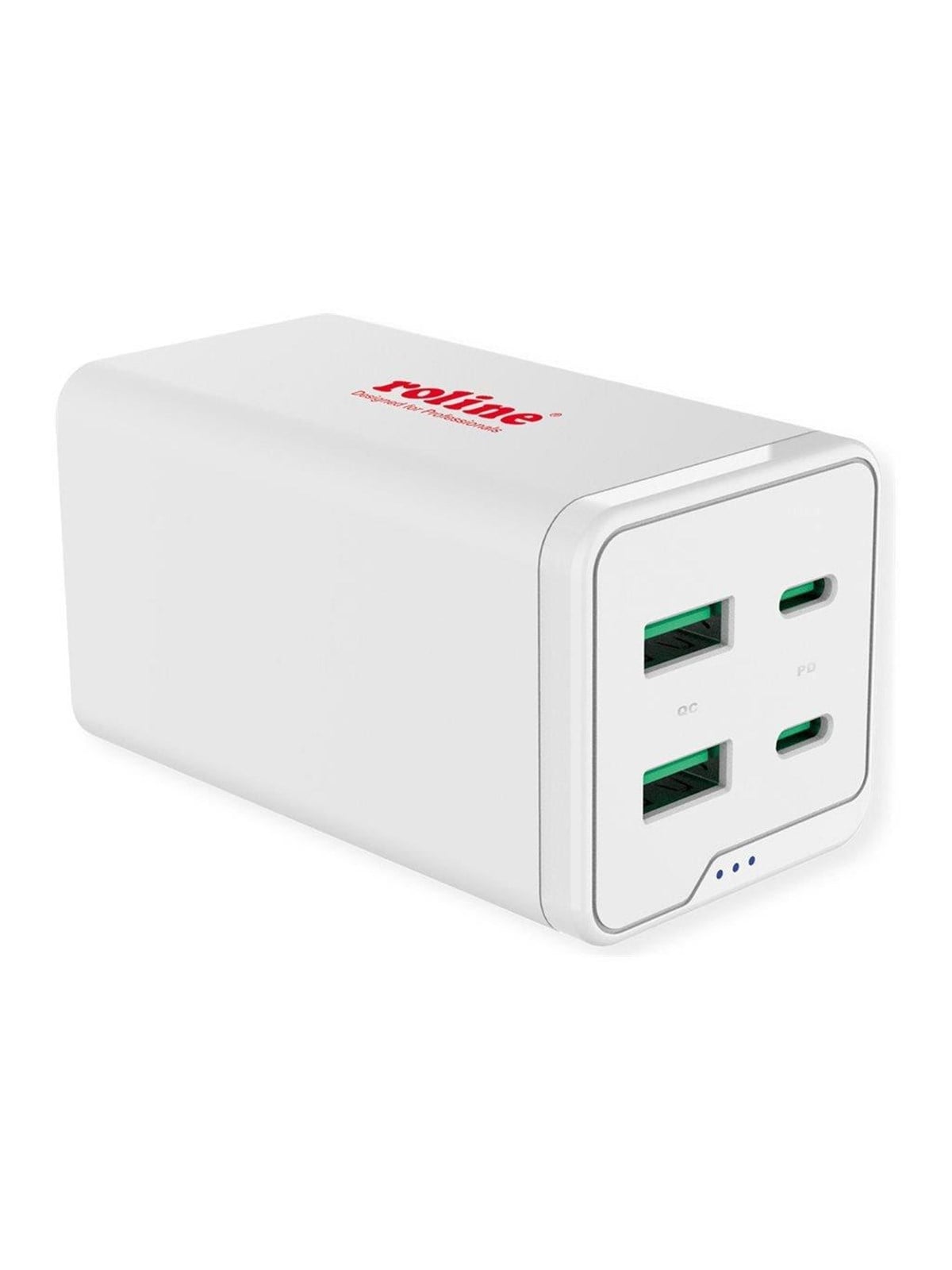 Roline power adapter - 2 x 24 pin USB-C (PD) 2 x USB (QC 3.0) - 120 Watt
