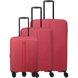 travelite AIR STRIPE Trolley 4-Rollen L/Mexp./Sexp. Red