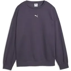 PUMA Damen Sweatshirt ESS Oversized Crew FL, Größe L in Grau Grau