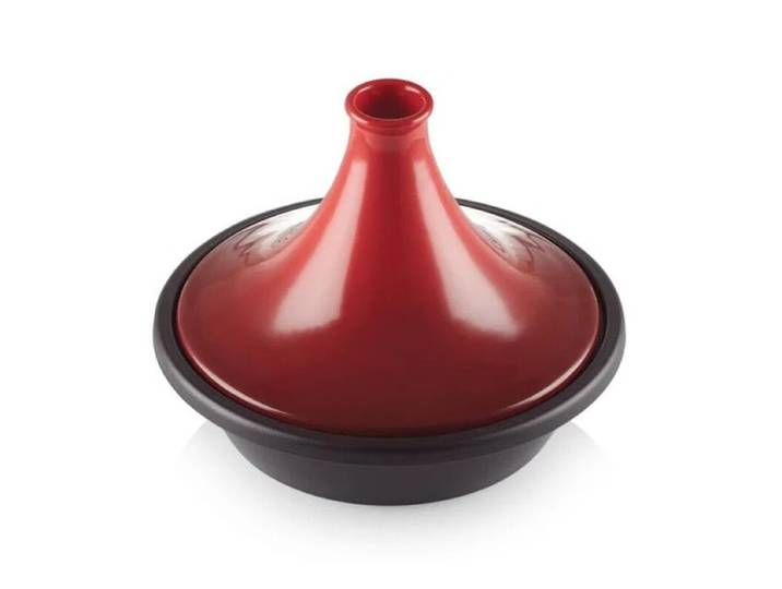 Le Creuset Tajine en fonte émaillée rouge cerise - Diamètre 31 cm
