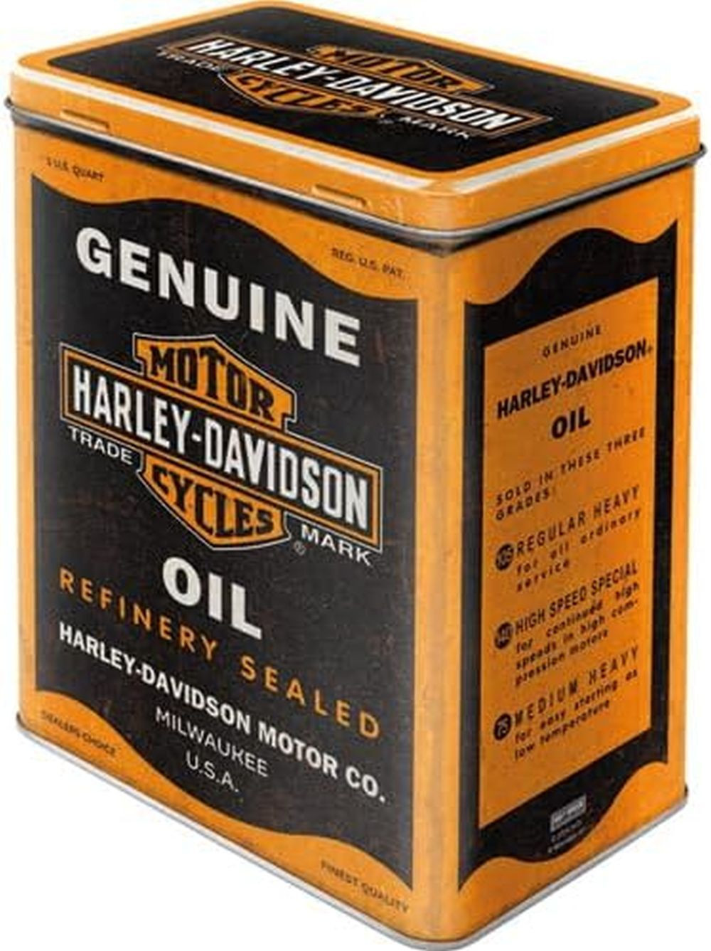 Nostalgic Art Retro voorraadbus Harley-Davidson Genuine Oil, 3 liter