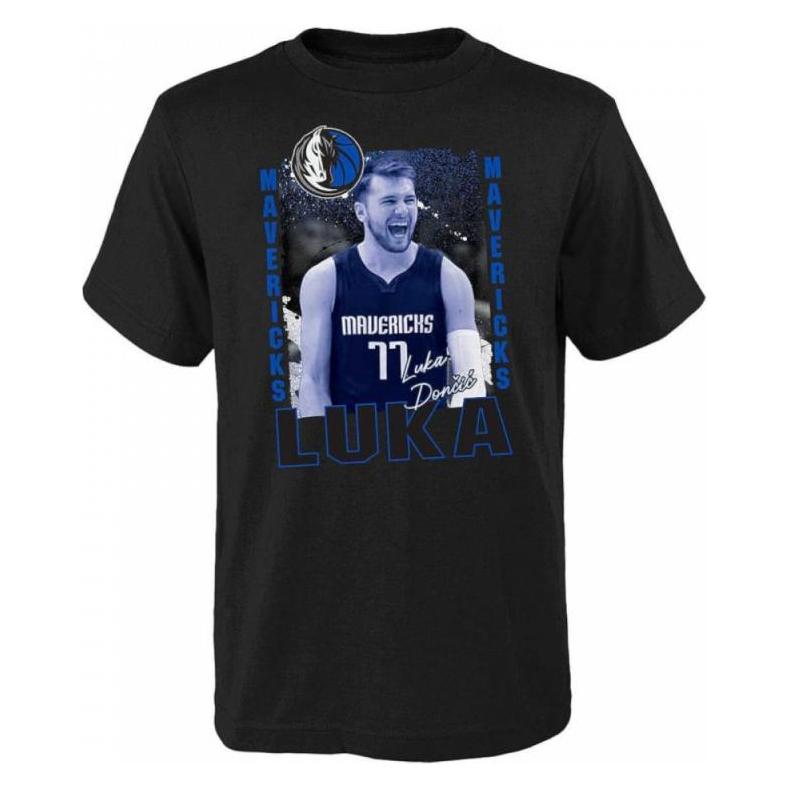 Outerstuff Celebration SS CTN Dallas Mavericks Luka Dončić JR T-Shirt (JR M) (M) (Outerstuff)