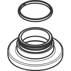 Hansgrohe Vernis Rosette Griff 4-Loch Mattschwarz,93902670 93902670