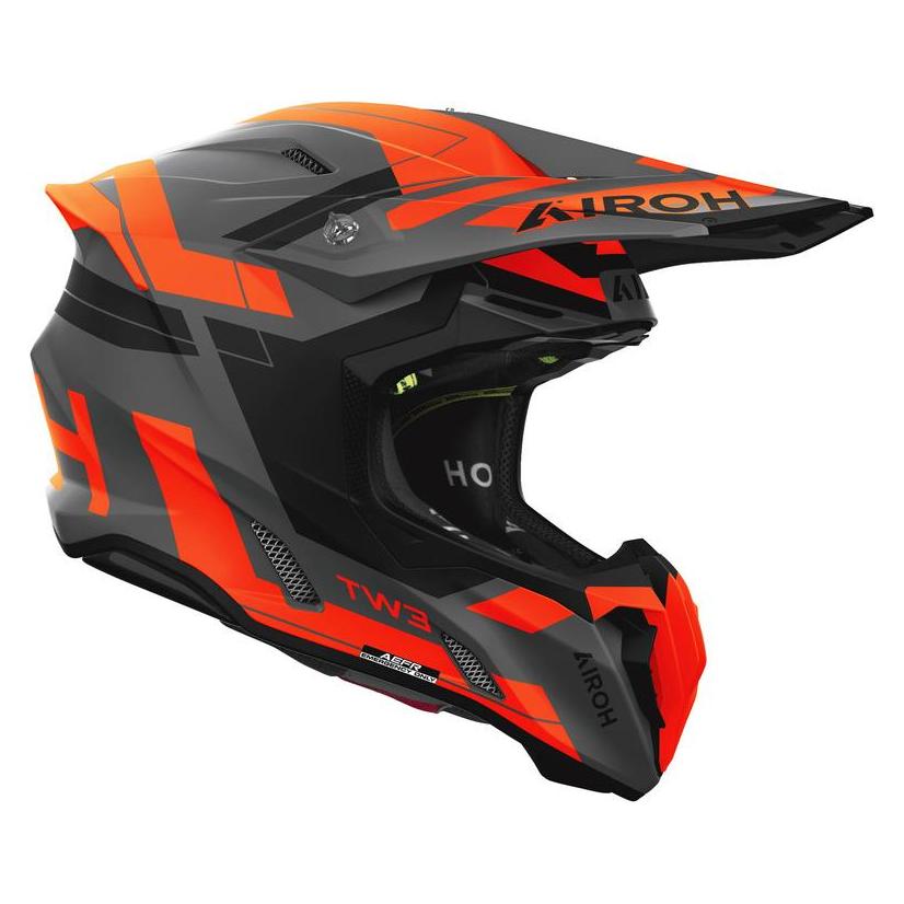 Airoh Twist 3 Dynasty Orange Matt Motorradhelm (XL) (71528589)