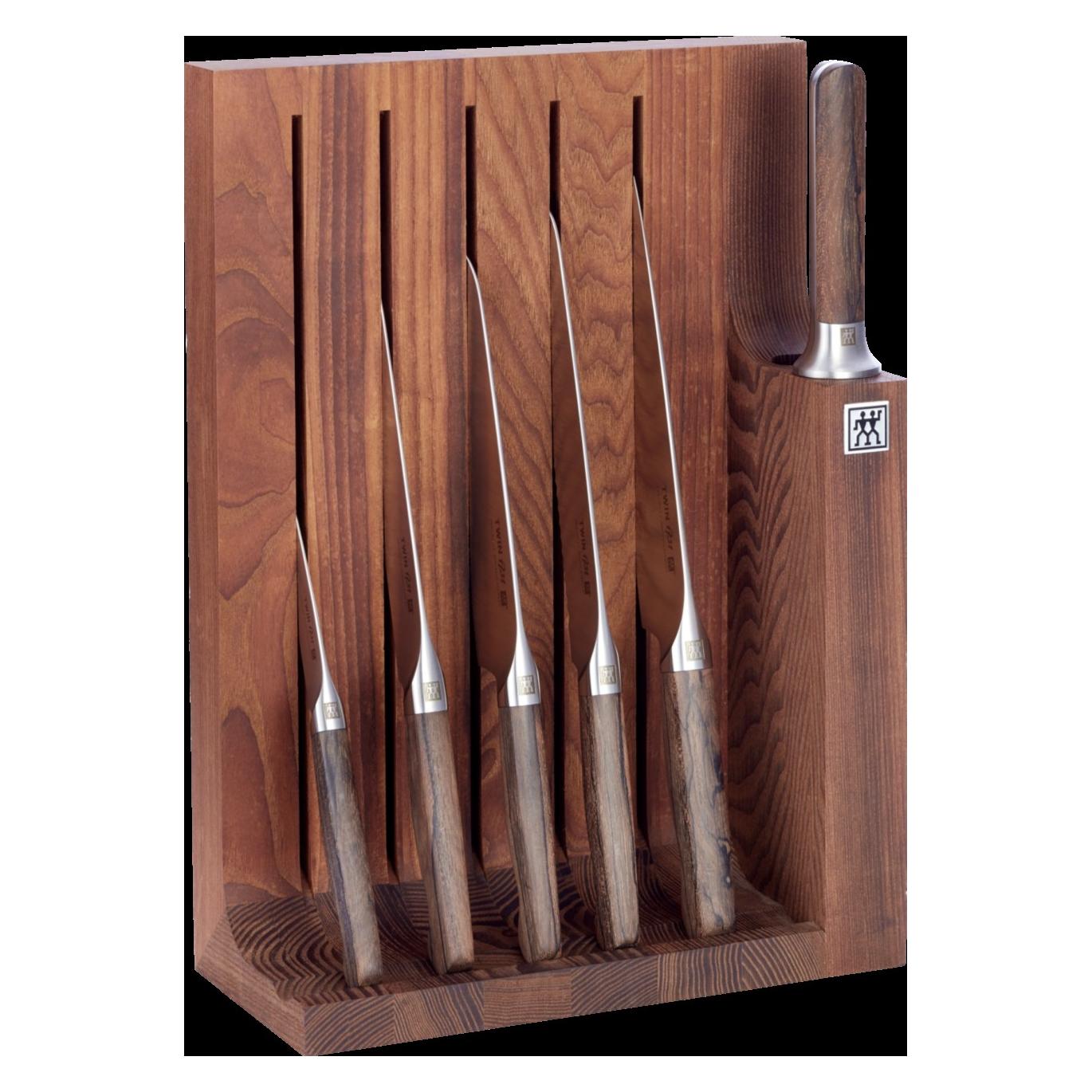 Zwilling Twin 1731 Messerblock 7-tlg. braun, Esche (1029925)