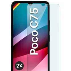 moex Klares Panzerglas für Poco C75 – passgenaue 9H Schutzfolie für zuverlässigen Displayschutz – ShockProtect Klar