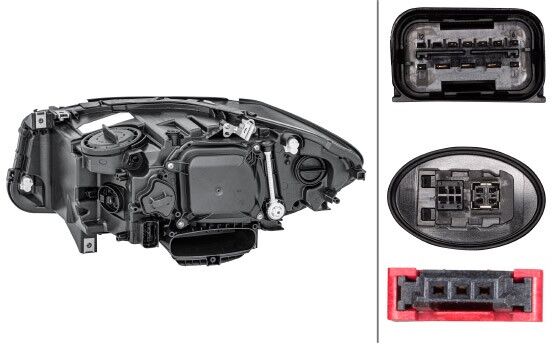 HELLA 1ZT 011 087-921 Headlight