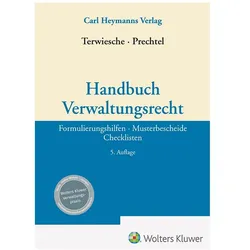 Handbuch Verwaltungsrecht, Fachbücher von Michael Terwiesche, Ulf Prechtel