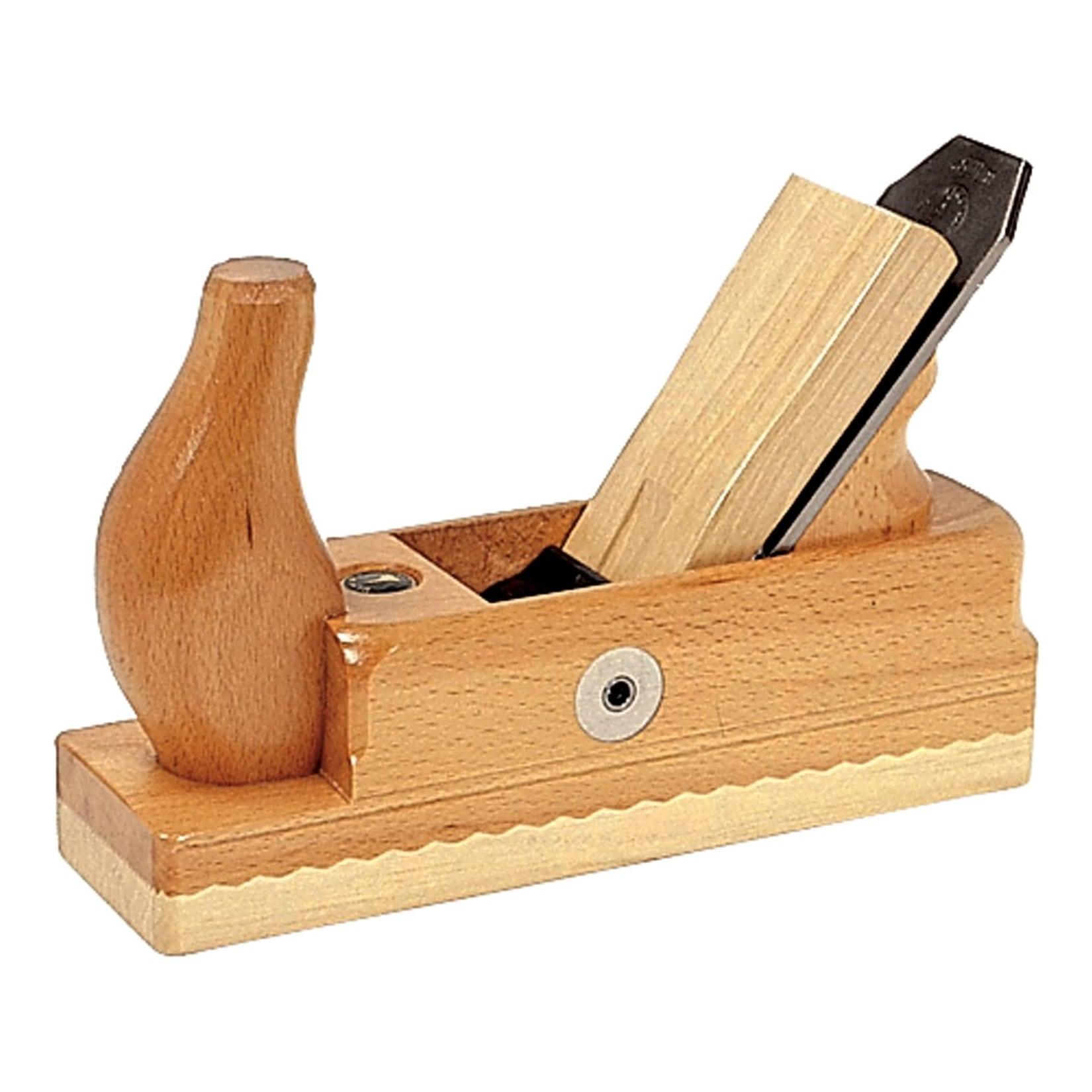 Ulmia Holzhobel / Putzhobel mit Weiü?buchensohle/Doppeleisen, Putzen von Vollholz
