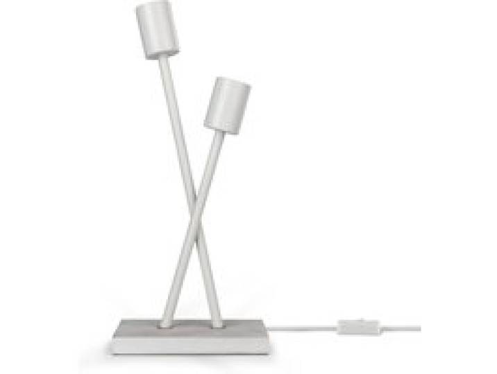 Lampe de table Lunia blanc
