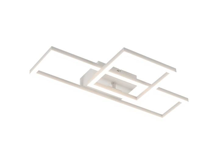 Plafonnier en fer aluminium blanc 42x20x7cm led 3000k 20w