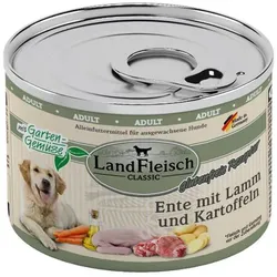 Landfleisch Ente mit Lamm, Kartoffeln & Gartengemüse | 6x 195g