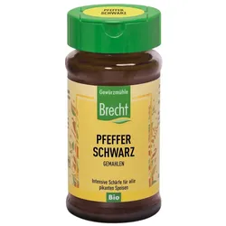 Pfeffer schwarz - gemahlen Glas