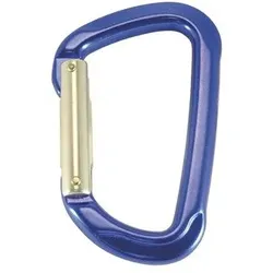 Alu-Karabinerhaken, Alu, 12x112mm blau