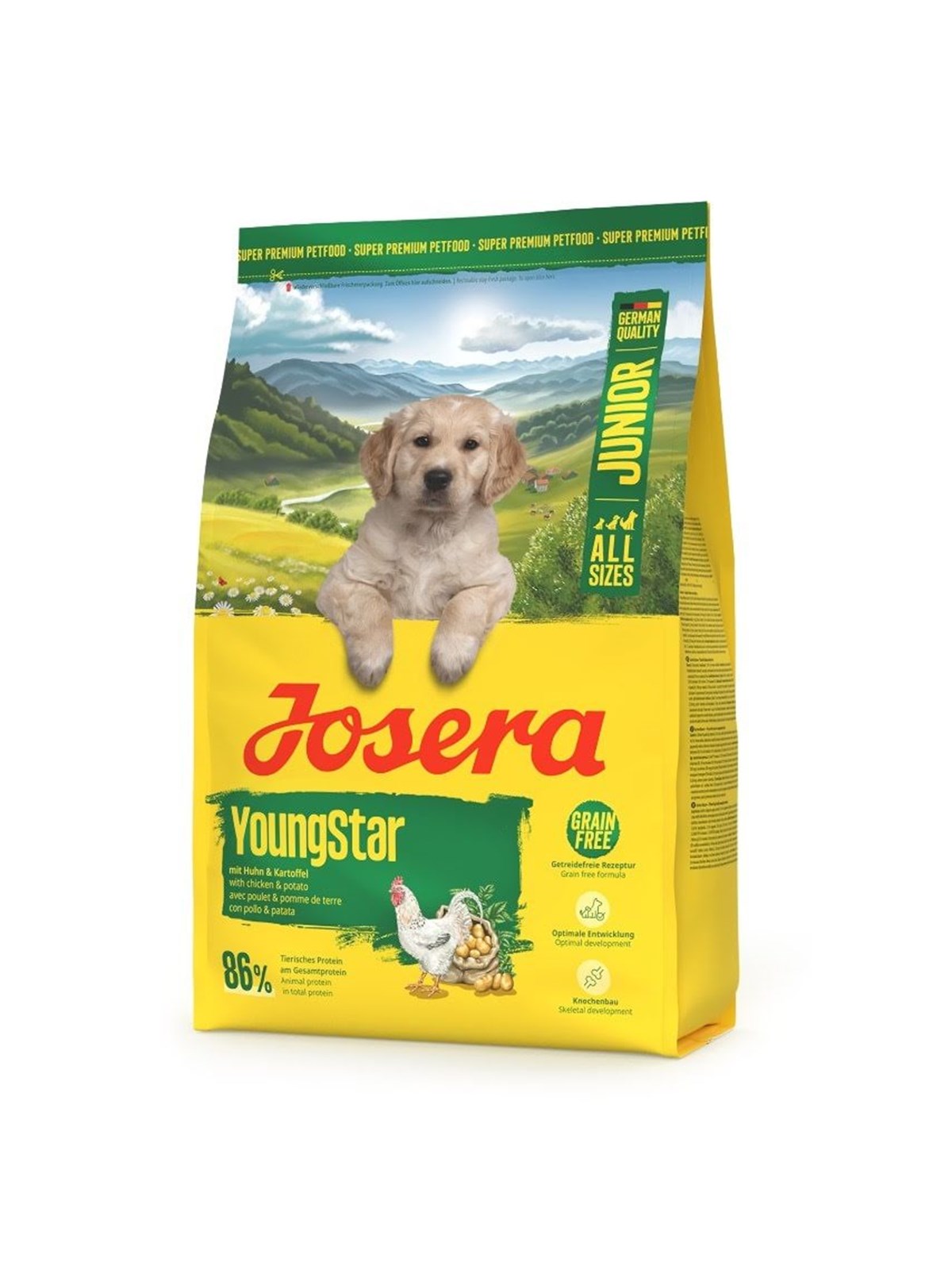 JOSERA Youngstar - Trockenfutter für Hunde - 3kg
