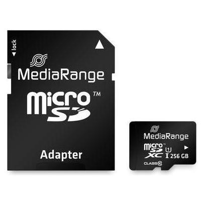 MediaRange MEMORY MICRO SDXC UHS-1/W/ADAPTER MR946 (256 GB, microSDXC, UHS-I) (MR946)
