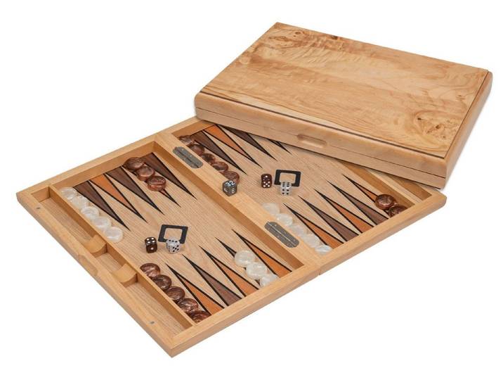 Philos Spiel Philos 1122 - Backgammon Sifnos, medium, Holz, Magnetverschluss