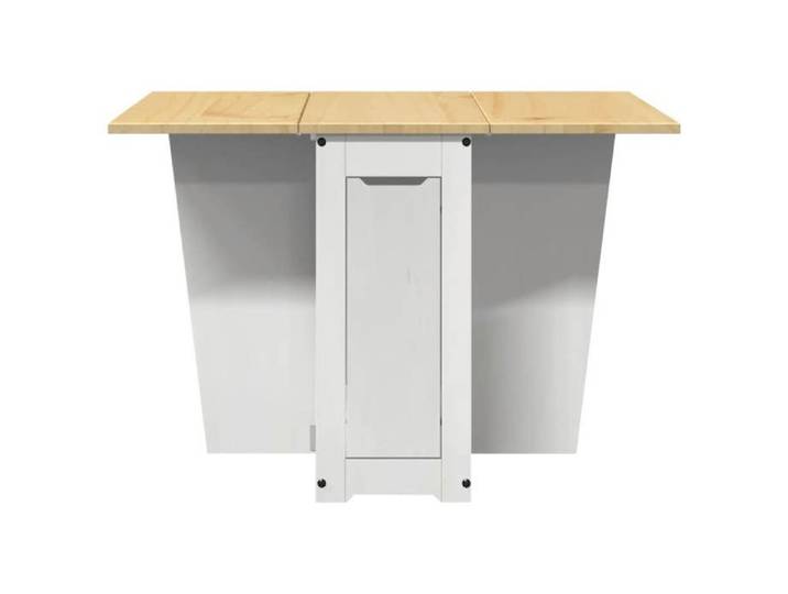 Bon marché * Table à manger - JILL'S Table cuisine - papillon pliable Corona blanc bois de pin massif FR8109