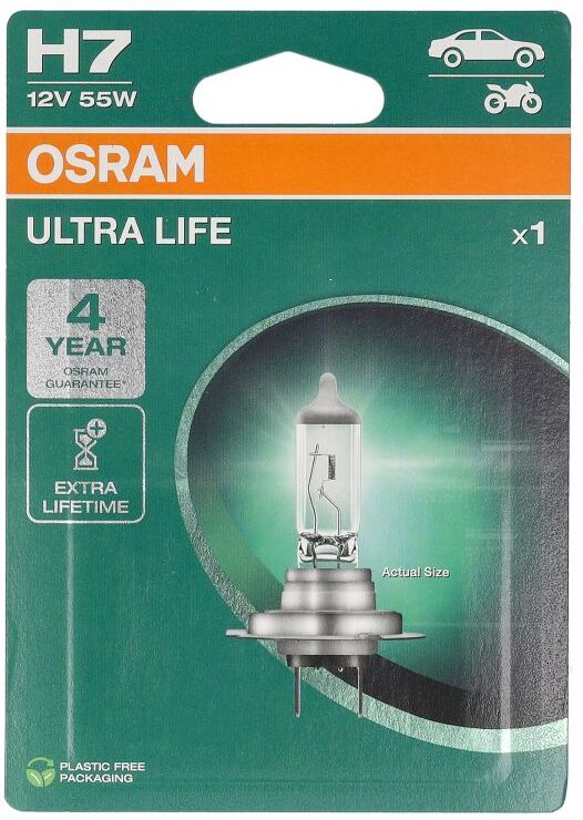 Glühlampe, Fern-/Tagfahrleuchte ULTRA LIFE ams-OSRAM 64210ULT-1BL