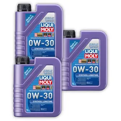 3x Motoröl LIQUI MOLY 1171 Synthoil Longlife 0W-30 vollsynthetisch Leichtlauf 1 L