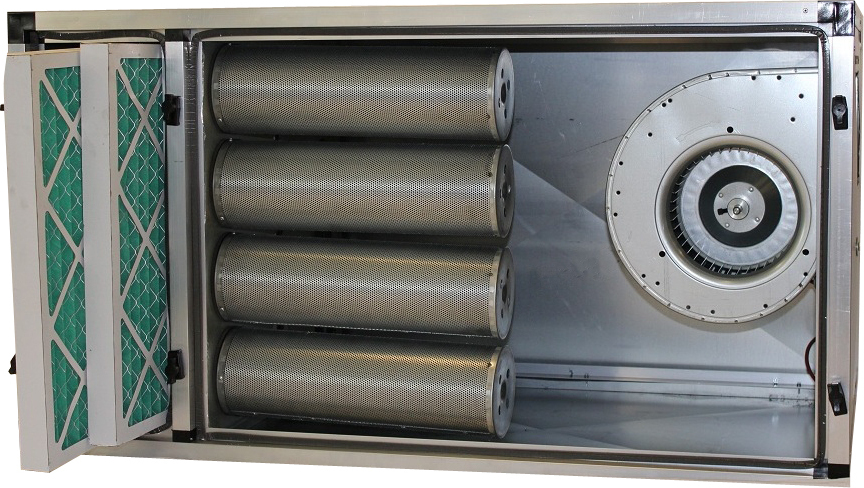 CHEFGASTRO Abluftreinigungsanlage mit Motor 4000M3 BxTxH 1500x790x790mm