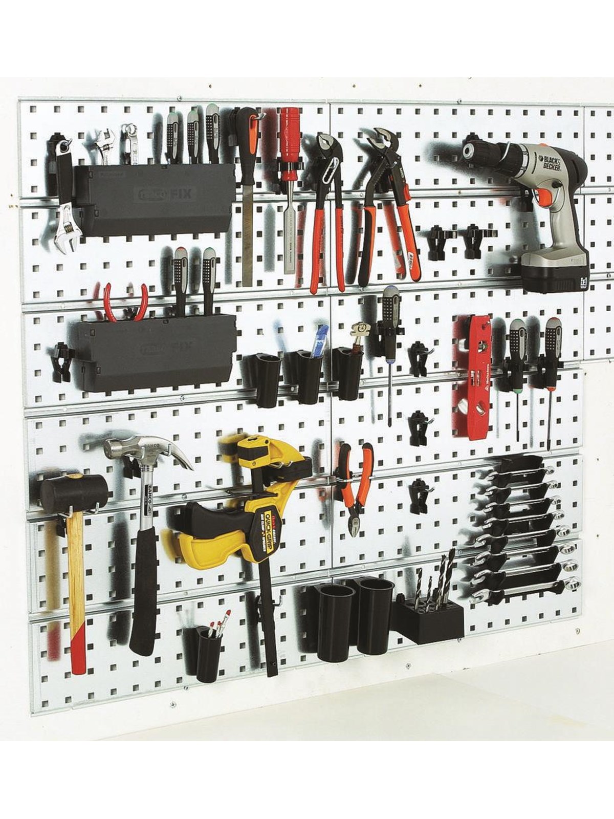 Raaco Tool Wall Panel x4/Clips