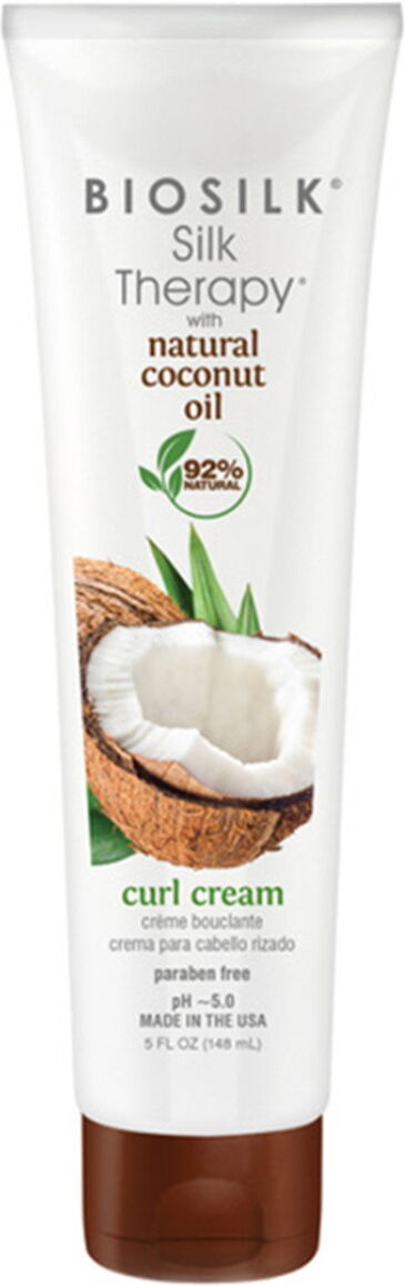 148ml BIOSILK Silk Therapy Coconut Oil Curl Cream