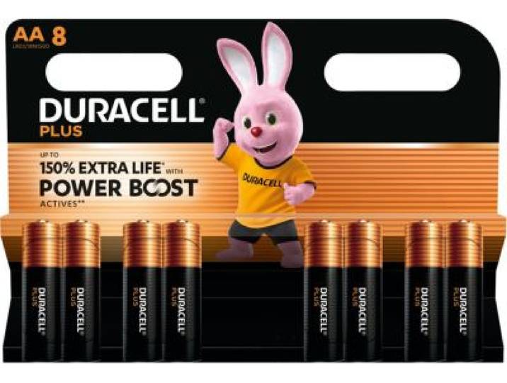 Duracell - Pile Plus Powerboost Aa X8