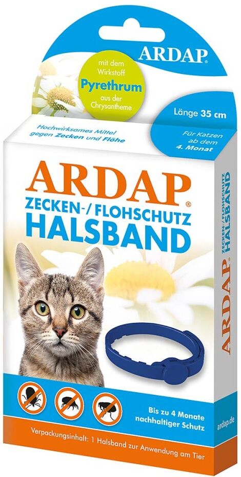 Ardap Zecken-/flohschutzhalsband Katzen ab 4.monat