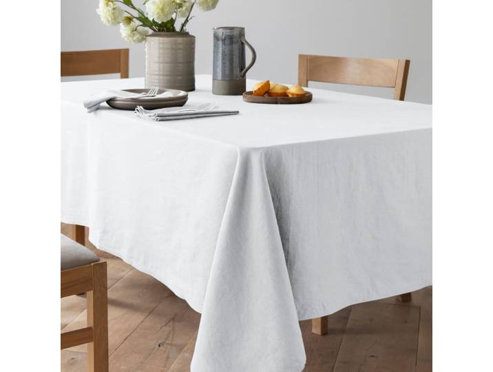 Nappe en coton blanc