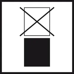 Aufkleber I Verpackungskennzeichen Nicht stapeln, Haftpapier, permanent, 100x100mm, 1000/Rolle, IMDG-Code, ADR
