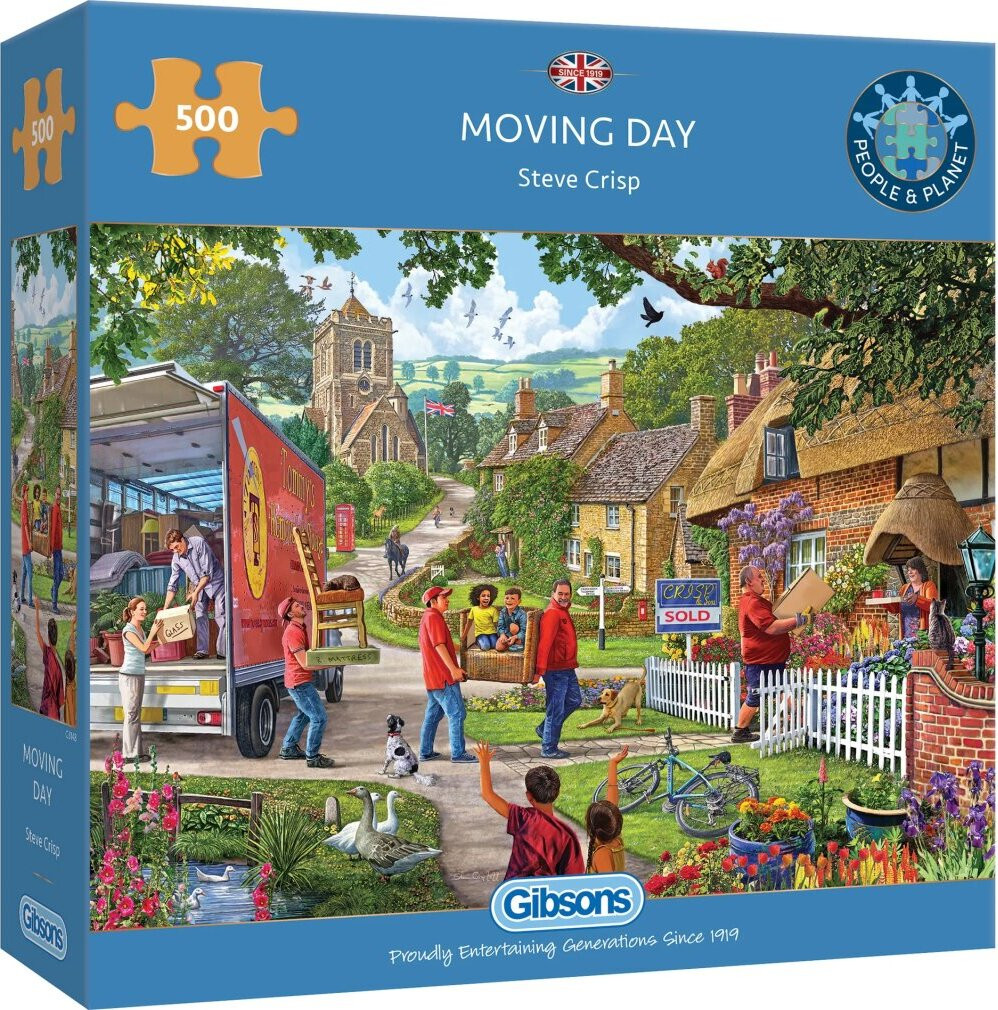 Gibsons Verhuisdag Puzzel, 500 stuks