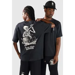 The Dudes Cold Showers Classic Standard T-Shirt black Gr. S
