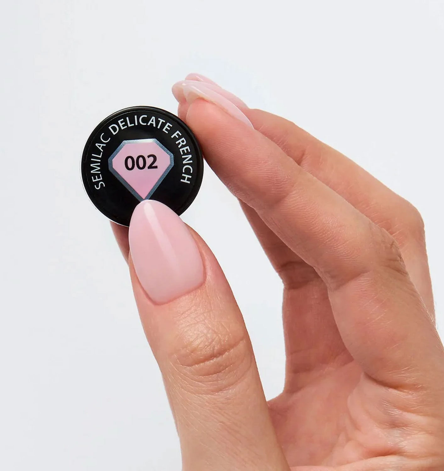 SEMILAC UV Gel Nail Polish No.002 Delicate French 7ml