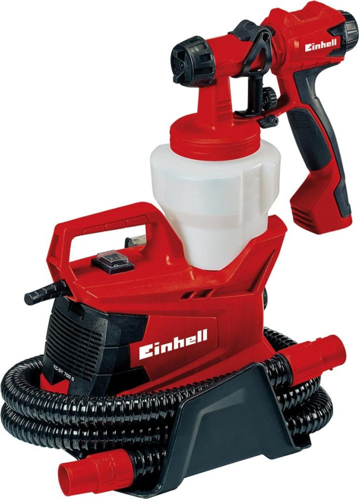 Einhell TC-SY 700 S verfspuitsysteem met 2 spuitmonden voor verf, lak en beits