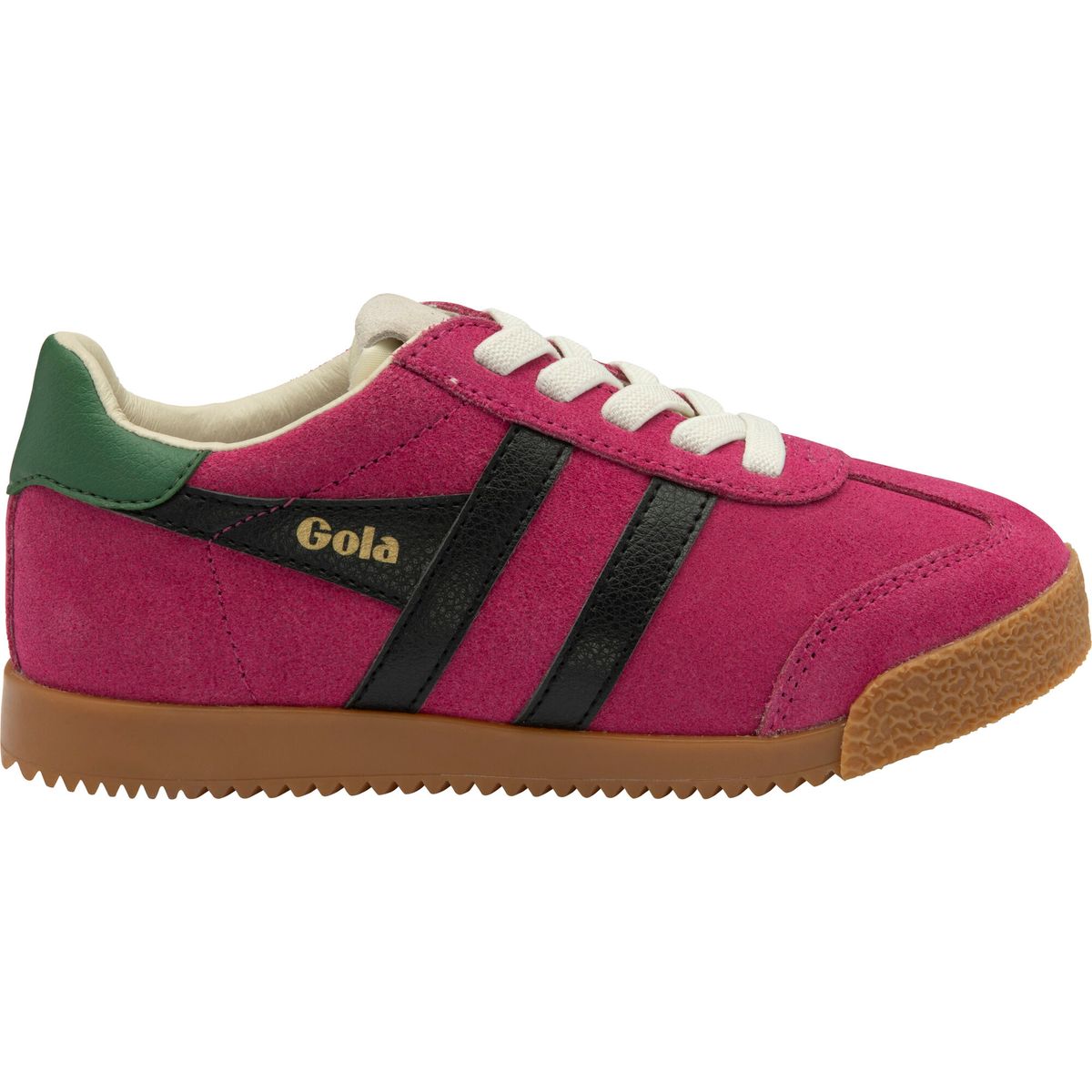 Gola Elan Sneaker Kids fuchsia/black/evergreen (KB) 10K CKA538-KB-10K-fuchsiablackevergreen