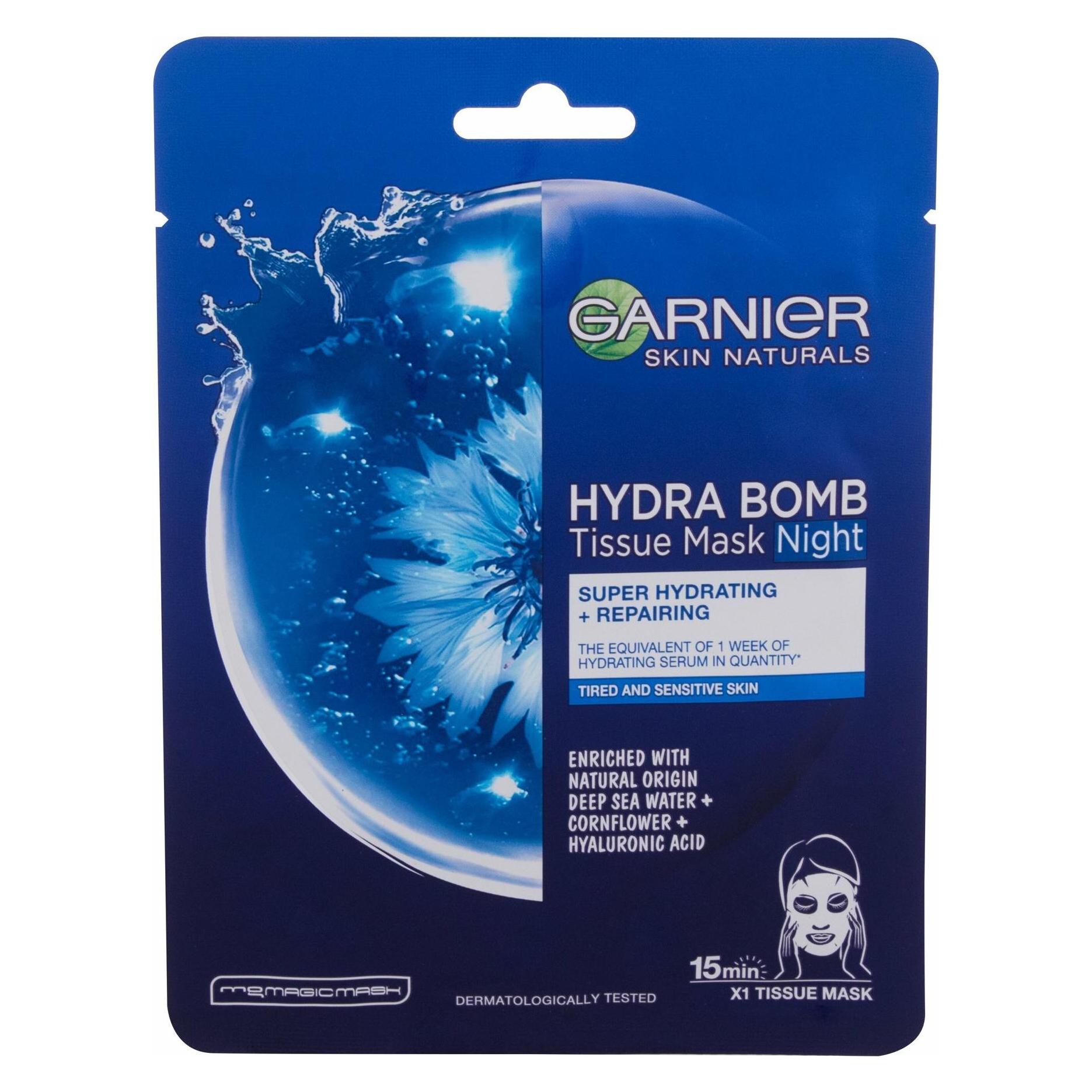 Garnier Skin Naturals Hydra Bomb Night Mask (tired and dull skin) - Face mask 1 pc 1.0ks (L) (28 g) (3600542385657)