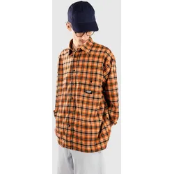 Rivvia Projects Plaid Off Track Hemd orange Gr. XL